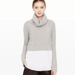 CLUB MONACO Baby Blue Turtleneck Sweather XS